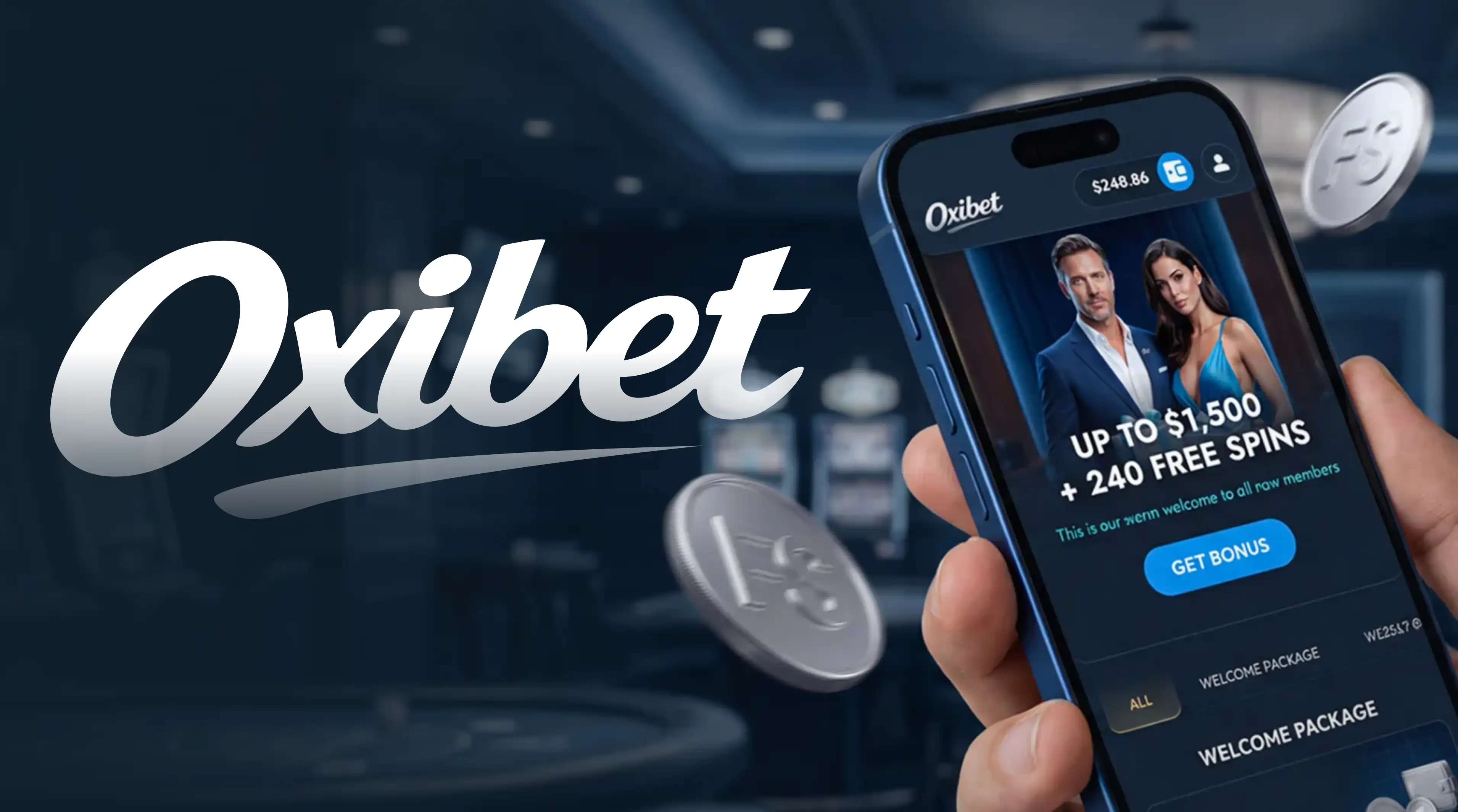 OxiBet Casino App Screenshot